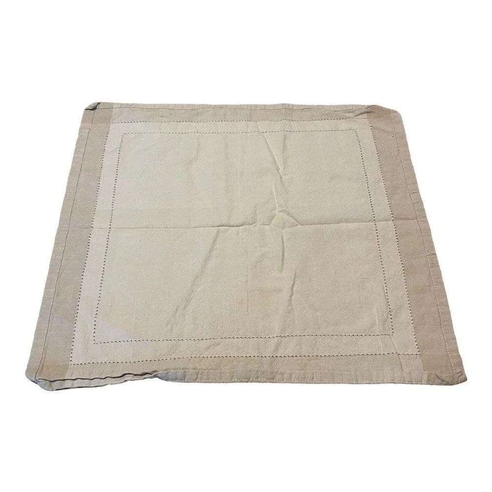 Beach Sand Color Pier 1 Imports Place Mats (6) And Napkins (6) Tan Brown Lot Set